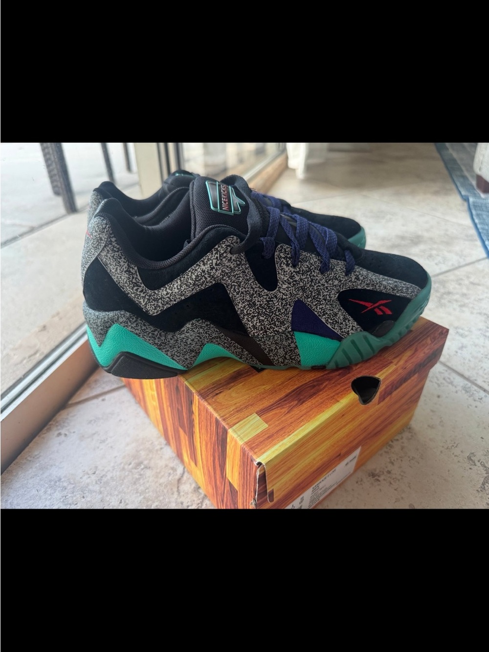Nice Kicks x Reebok Kamikaze 2 Low "NBA Jam" sneakers size 6